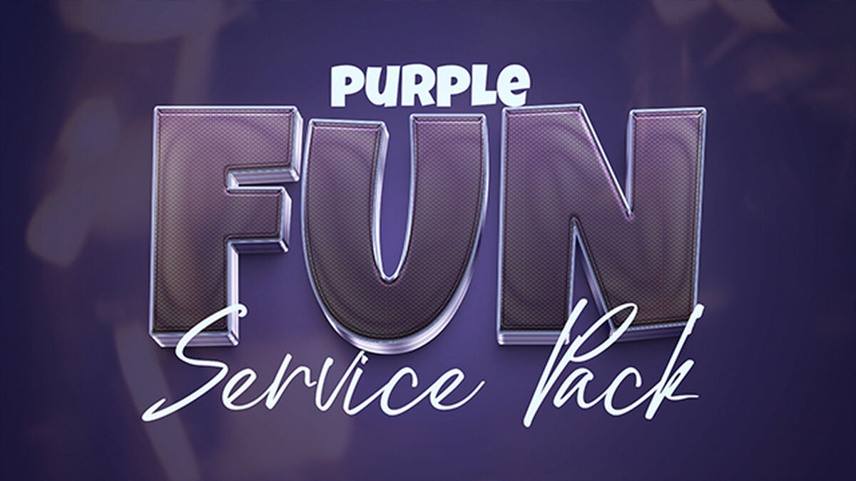 Purple Fun Service Pack image number null